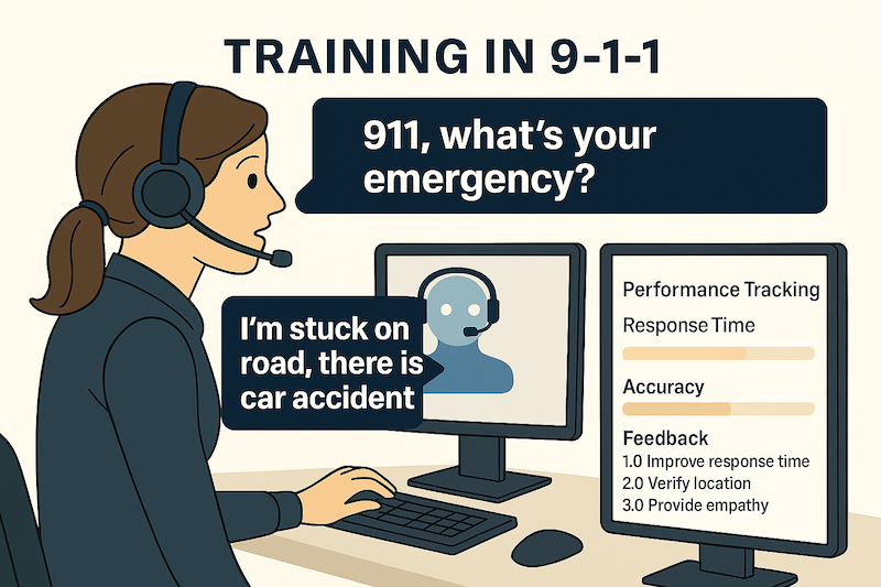SHIELD – NIST Project on AI for 9-1-1 Center Training